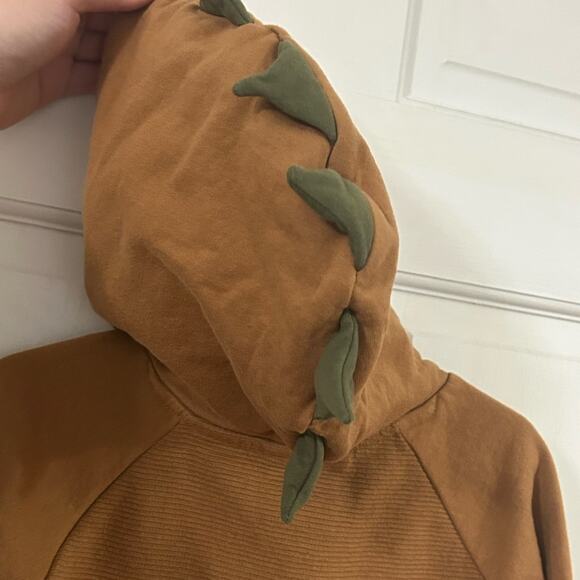Tommy Bahama Boys 2T Brown Sweater with Dinosaur hood - Picture 5 of 5